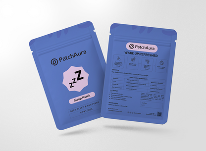 PatchAura Sleep Patch – Deep Sleep & Recovery Support, Relaxation & Nighttime Rest Aid, Long-Lasting Wellness Patches (30 Patches)