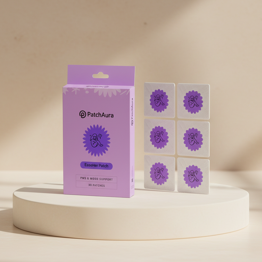 PatchAura EaseHer Patch – PMS Relief & Hormonal Balance (30 Patches)